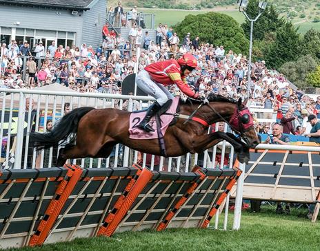 Cartmel Racecourse in Cartmel, Cumbria