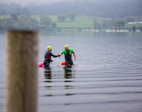 Winter wild swim camp