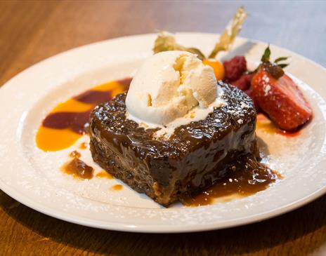 Sweet Desserts at The Horse and Farrier Inn in Threlkeld, Lake District