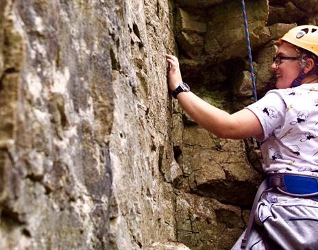 Visitors Rock Climbing with Anyone Can in the Lake District, Cumbria
