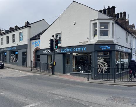 View from Outside of Arragon's Cycle Centre in Penrith, Cumbria