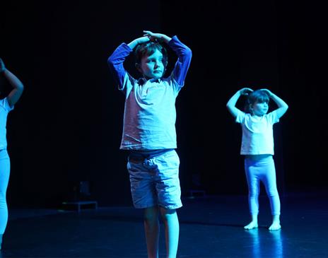 Children at the Stage Stars Course at Brewery Arts in Kendal, Cumbria