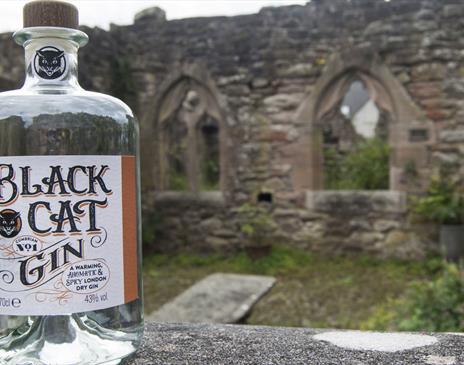 Black Cat Gin at Black Cat Distillery at Brougham Castle near Penrith, Cumbria