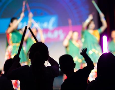 Visitors Enjoying A Festival of Colours in Barrow-in-Furness, Cumbria - Photo by John Rennie