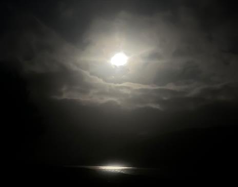 Full Moon over Coniston in the Lake District, Cumbria