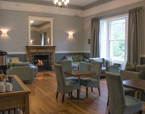 Lounge Space at The Bar at Brathay Hall in Clappersgate, Lake District