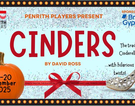 "Cinders" play poster