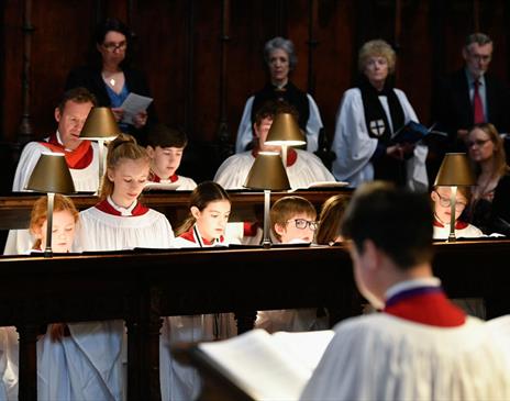 Cathedral Choirs Performing at the Summer Gala Concert at Carlisle Cathedral in Carlisle, Cumbria