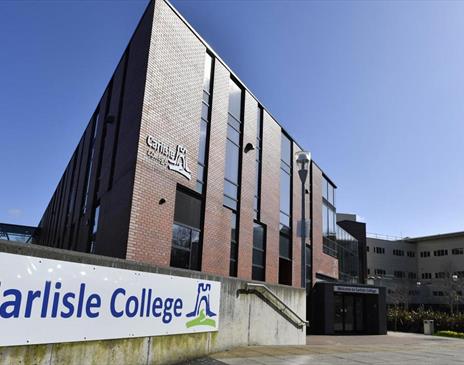 Exterior at Carlisle College in Carlisle, Cumbria