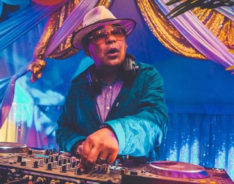 Photo of Craig Charles on the decks