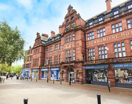 Exterior of Crown & Mitre Hotel in Carlisle, Cumbria