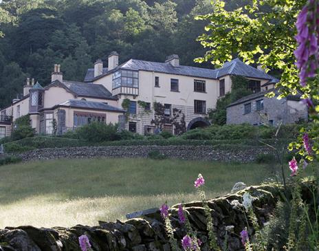 Exterior and Grounds at Brantwood, Home of John Ruskin in Coniston, Lake District