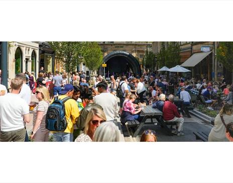 Devonshire Street Party in Carlisle, Cumbria