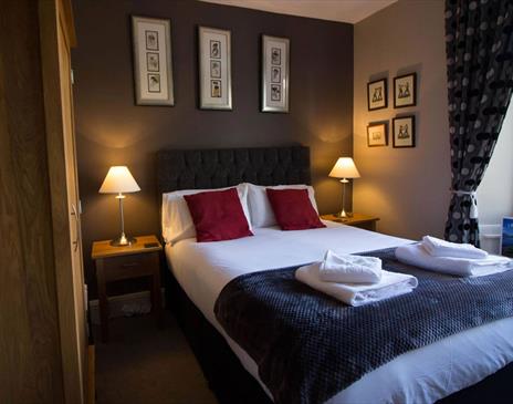 Double Bedroom at The Eagle and Child Inn in Staveley, Lake District