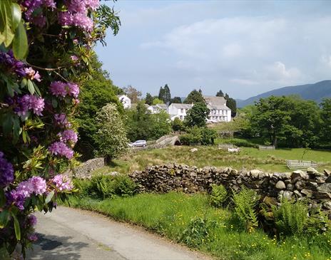 Exterior and Drive at Kirkstile Inn in Loweswater, Lake District