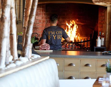 Open Fire Cooking at FYR Grill at North Lakes Hotel & Spa in Penrith, Cumbria