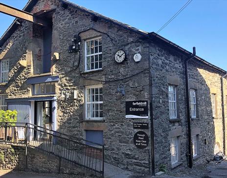 Exterior and Entrance at Farfield Mill in Sedbergh, Cumbria