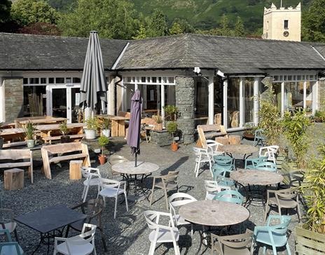 Exterior Seating at Grasmere Gather in Grasmere, Lake District