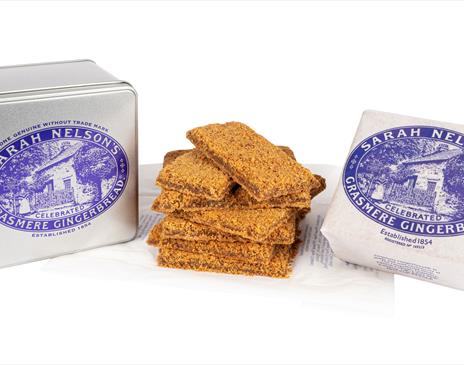 Packets and Tins of Grasmere Gingerbread at Grasmere Gingerbread in Grasmere, Lake District