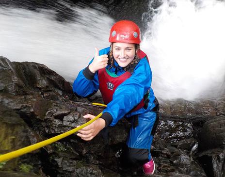 Ghyll Scrambing with West Lakes Adventure in the Eskdale Valley, Lake District