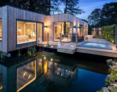 Spa Suite Exterior at The Gilpin Hotel & Lake House in Windermere, Lake District