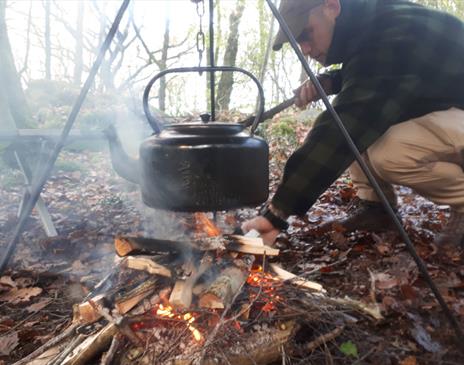Bushcraft and Survival with Green Man Survival in the Lake District, Cumbria