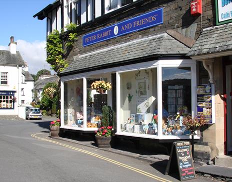 Peter Rabbit & Friends Storefront in Hawkshead, Lake District