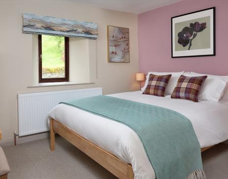 Double bedroom at Herdwick Fold at Fornside Farm Cottages in St Johns-in-the-Vale, Lake District