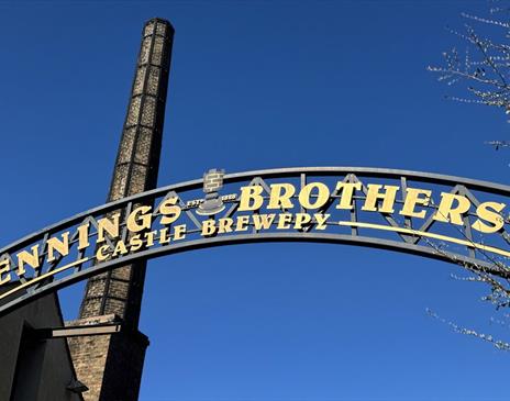 Archway Entrance to Jennings Brewery in Cockermouth, Cumbria