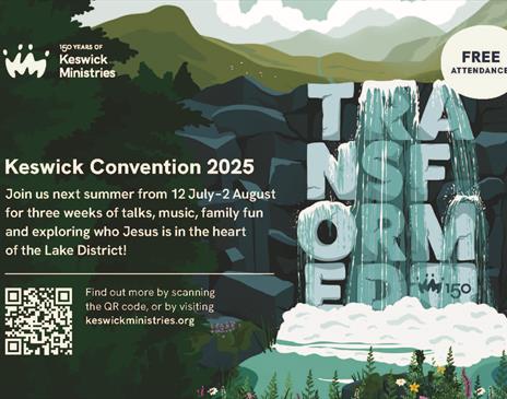 Poster for Keswick Convention 2025, "Transform"