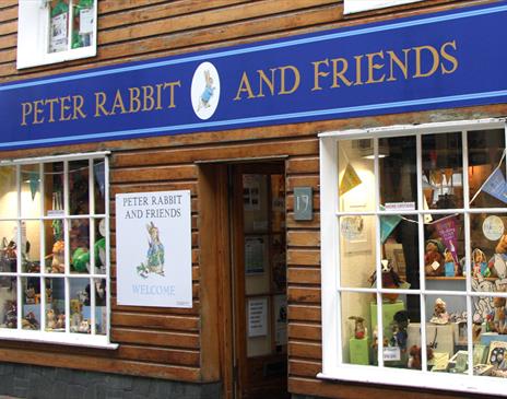 Peter Rabbit & Friends Storefront in Keswick, Lake District