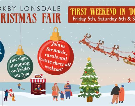 Poster for Kirkby Lonsdale Christmas Fair