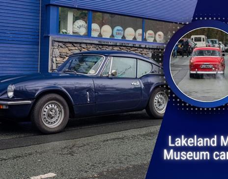 Poster for Lakeland Motor Museum’s Monthly Morning Meet