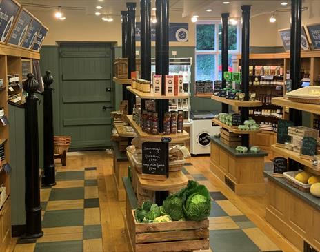 Shop Interior at Lake District Food Hall in Cark-in-Cartmel, Cumbria