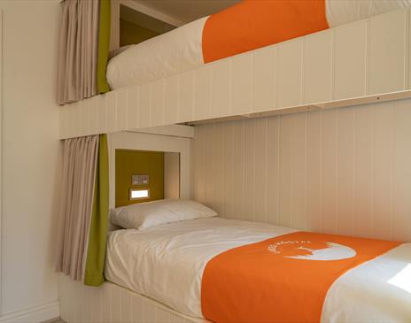 Bunk beds at Lakes Hostel in Windermere, Lake District
