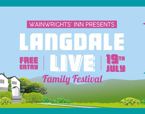 Langdale Live family festival poster