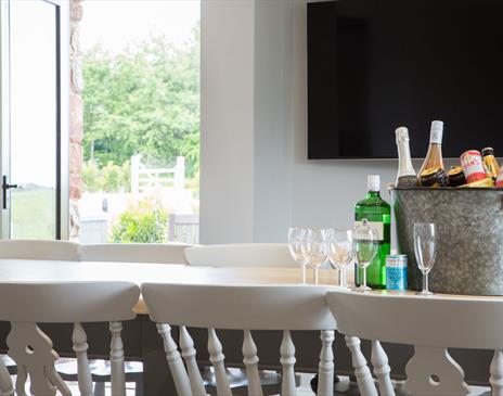 Dining Area at Monkhouse Hill Cottages near Caldbeck, Cumbria