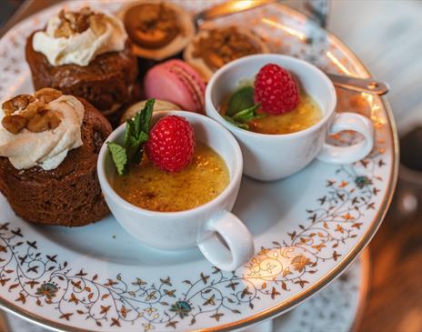 Afternoon Tea Spread at Crooklands Hotel in Milnthorpe, Cumbria