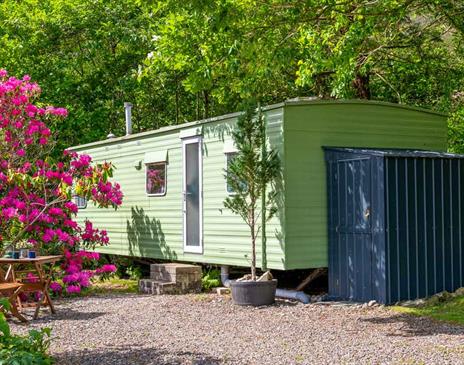 Exterior and Outside Space at Retro Caravan in Manesty, Lake District