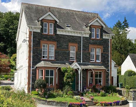 Exterior of Maple Bank Guest House in Braithwaite, Lake District