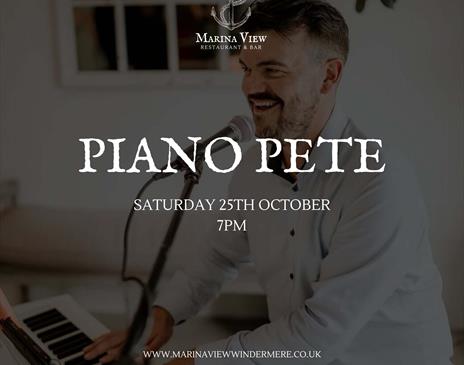 Piano Pete playing live