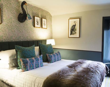 Cottage Bedroom at The Masons Arms in Cartmel Fell, Lake District