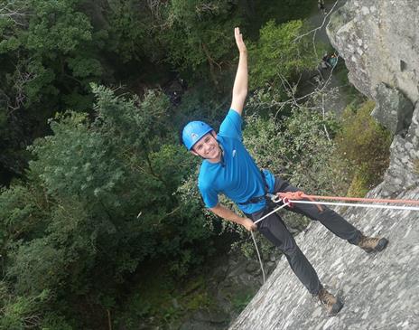 Abseiling with Mountain Journeys in the Lake District, Cumbria