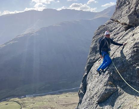 Rock Climbing with Mountain Journeys in the Lake District, Cumbria
