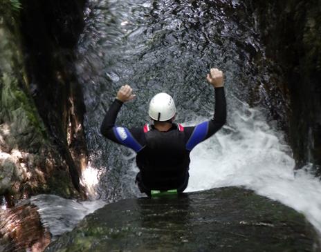 Canyoning with Mountain Journeys in the Lake District, Cumbria