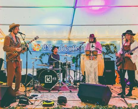 The Native Cult live on stage