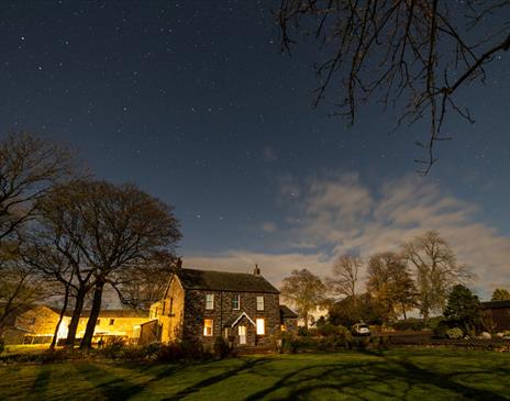 Dark Sky and Stars over Near Howe Cottages in Mungrisdale, Lake District