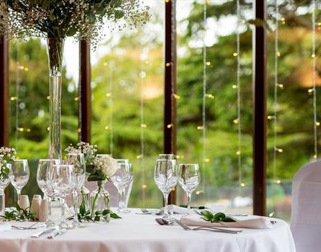 Table Setting at The Netherwood Hotel in Grange-over-Sands, Cumbria