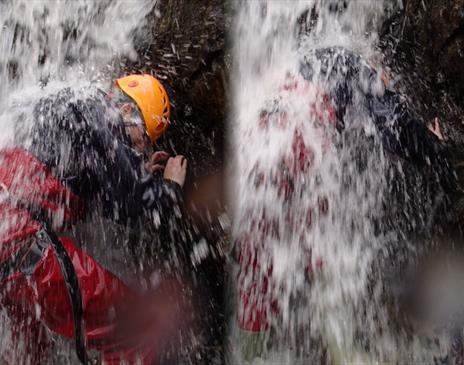 Ghyll Scrambling with Adventure Vertical in Cumbria