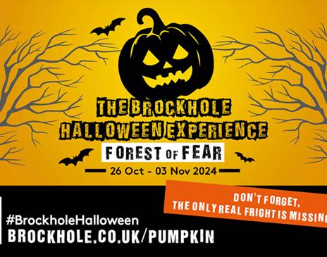 Poster for The Brockhole Halloween Experience: Forest of Fear at Brockhole-on-Windermere, Lake District